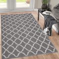 thumbnail image 1 of SHILIU-Doormat Indoor Outdoor Door Mat Non Slip Waterproof Backing Front Door Rug Mat Washable Dirt Trapper Floor Carpet Mat for Entryway Kitchen Garage (32"x47", Gray), 1 of 4