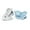 Blue/Grey 2 Pack, variant on RaZbaby RaZberry Teether Tpy (2 Pack) - Soft Silicone, BPA Free, Easy-to-Hold - Red/Blue / for Baby 3m+ / Pacifier Teether Style