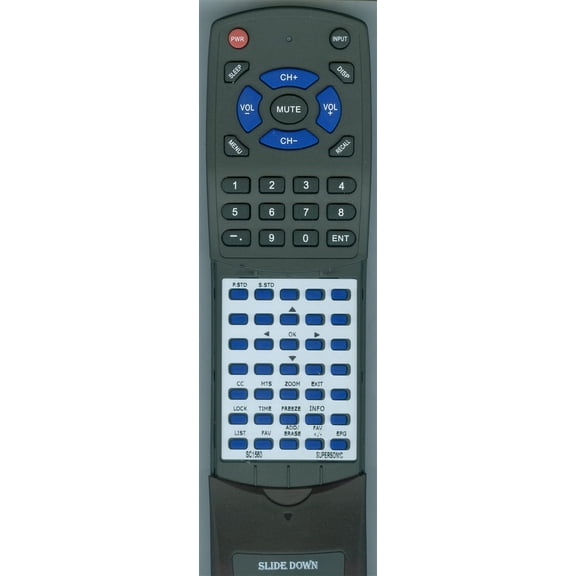 Replacement Remote for Supersonic SC1560