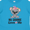 thumbnail image 4 of Inktastic My Gammie Loves Me Granddaughter Bear Girls Toddler T-Shirt, 4 of 5