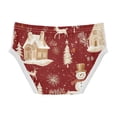 thumbnail image 2 of Ckdifva Christmas Snowmans Houses Red Boys Underwear Briefs Cotton Panties Active Stretch Briefs One Pack, 2 of 6