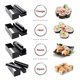 thumbnail image 5 of Kit de fabricación de sushi, herramienta de plástico para sushi, bola de arroz, molde para pastel, utensilios de cocina, accesorios para sushi D Negro Soledad Fabricante de sushi, 5 of 8