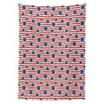 thumbnail image 3 of Ambesonne 4th of July Tablecloth Rectangular Table Cover, American Glory Design, 60"x84", Cobalt Blue Vermilion, 3 of 4