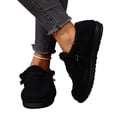 thumbnail image 4 of KEVCHE Womens Winter Warm Furry Flat Shoes,Cotton Lined Cozy Design with Cushion Comfort Sole and Soft Interior,Non-Slip Durable Footwear for Indoor Outdoor Daily Gifts, 4 of 4