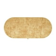 thumbnail image 5 of Jesse 55.5 Single Drawer Oval Computer Desk Warm Natural Brown, 5 of 9