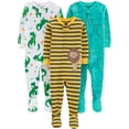 thumbnail image 1 of Pijamas con pies para bebé niño Simple Joys by Carter's, paquete de 3, 24 meses, 1 of 4
