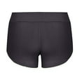 thumbnail image 4 of Solid Color Stretch Boyshort Underwear Women Soft Brushed Polyester Boyshort Panties Yoga Fitness Short Boxer Briefs Gray L, 4 of 6