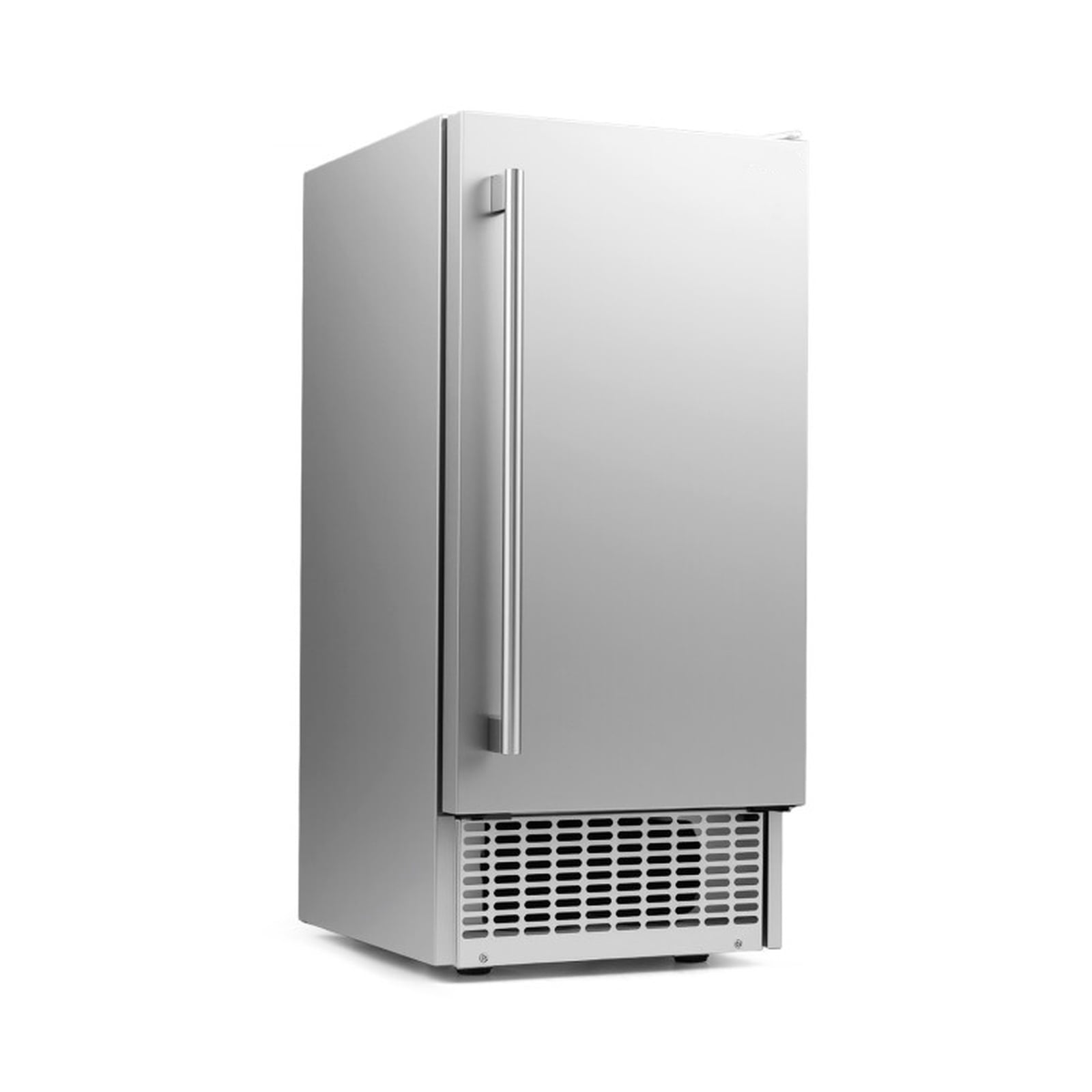 RUIE Under Counter Ice Maker 90 lbs/Day, 15 Inch Built-In Stainless Steel Ice Machine with 25 lbs Storage Bin for Home Bar Kitchen Restaurant