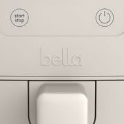 bella 4 Qt Slim Digital Air Fryer with EverGood™ Ceramic Nonstick Coating, 6 Preset Cooking Options, Oatmilk