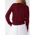 thumbnail image 3 of PRETTYGARDEN Women Lightweight Button Up Cardigan Sweaters | Soft Stretchy, Cozy Cable Knit, Long Sleeve Crew Neck, Trendy Cardigans, Cute Casual Outfits, Early Fall Fashion Clothing, 3 of 9