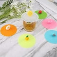thumbnail image 6 of Cartoon Silicone Cup Lids Anti-dust Airtight Seal Mug Bowl Cover Glas Mit Deckel Silica Gel Fruit Drink Coffee Caps, 6 of 6