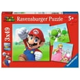 thumbnail image 1 of Puzzle Ravensburger Super Mario de 3 x 49 piezas para niños de más de 5 años, 1 of 5