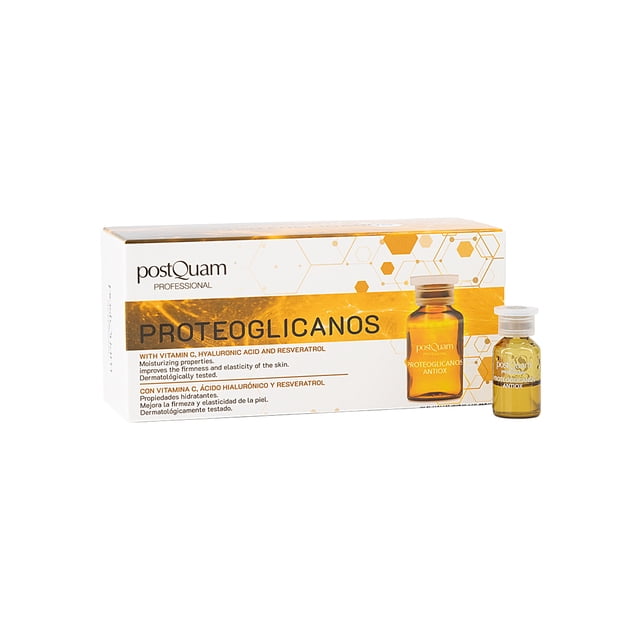Ampolletas con Proteoglicanos, Vitamina C, Ácido Hialurónico y Resveratrol 10 x 2 ml