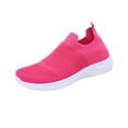 thumbnail image 3 of YOUYEDIAN Sneakers for Women Versatile Solid Color Soft Slip On Fashion Comfy Breathable Sneakers Casual Platform Stretch Sport Shoes, 3 of 5