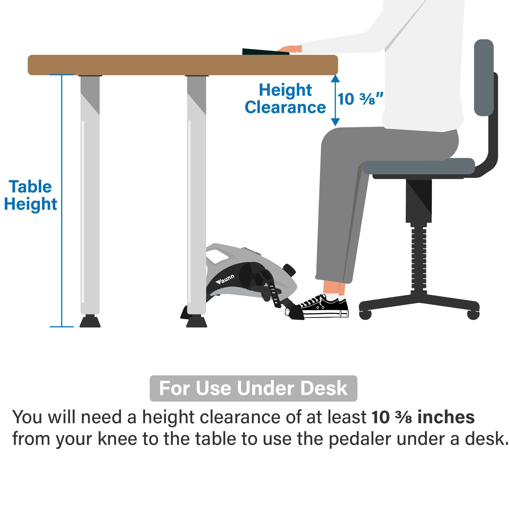 Vaunn Under Desk Exercise Bike