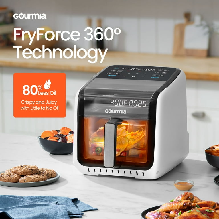 Gourmiaグルミア7-QT DIGITAL AIR FRYERエアフライヤー Gourmia Panorama 7-QT Digital Air Fryer with Panoramic View