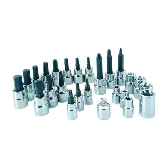 Craftsman Bit Socket And External Torx Socket Set, 25 Piece