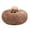 Coffee, variant on BODISEINT Modern Soft Plush Round Pet Bed for Cats or Small Dogs, Mini Medium Sized Dog Cat Bed Self Warming Autumn Winter Indoor Snooze Sleeping Cozy Kitty Teddy Kennel (M(23.6”Dx7.9 H), Light Grey)