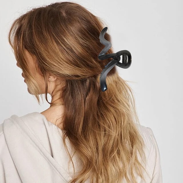 Xihbxyly Elegante Pinza para El Cabello, Accesorio con Diseño de Lazo, Tamaño Grande para Un Agarre Seguro, Ligera y Cómoda, Ideal para Uso Diario, Fiestas y Eventos, Ideal para Mujeres de Moda.