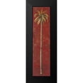 thumbnail image 2 of Pinto, Patricia 9x24 Black Modern Framed Museum Art Print Titled - Red Palm I, 2 of 5
