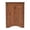 Brown, variant on Tcbosik Floor Corner Cabinet with Doors, Small Storage Cabinet with Adjustable Shelves, Home Space Saver for Living Room, Bathroom, Kitchen, Brown