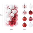 thumbnail image 2 of LINLIN Christmas Baubles,Black Gold 34 PCS Christmas Tree Decorations Xmas Balls Plastic Hanging Ornaments Xmas Baubles Ornament,6cm Small baubles Glitter Pendant Set for Xmas,Wedding,Party, 2 of 7