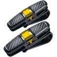 thumbnail image 1 of Pack de 2 soportes para gafas de sol (negro), con clip para gafas de sol o tarjetas, 1 of 5