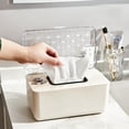 thumbnail image 2 of Fiudx Caja de Pañuelos, Elegante Organizador de Cajones Transparente, Elegante Soporte de Pared para Baño, Práctico Accesorio para Sala de Estar, Ideal para Viajes En Casa o En La Oficina, Práctico A, 2 of 6