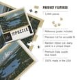 thumbnail image 4 of Lantern Press 1000 Piece Jigsaw Puzzle, San Juan Islands, Washington, View of Islands and Mt. Baker, 4 of 5