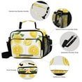 thumbnail image 4 of Lemon Slices with Leaves Insulated Lunch Bag Portable Cooler Bag Mommy Bag Large Capacity 6L, 4 of 9