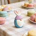 thumbnail image 5 of AURIGATE Easter Bunny Gnome Figurine,Egg-Shaped Rabbit Tomte Ornament for Spring Home Tabletop Easter Holiday Decor, 5 of 6