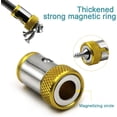 thumbnail image 3 of HUGFEGWE Screwdriver Head Magnetic Ring, Magnetized Screws Removable for Hexagonal Screwdrivers and Power Bits, Magnetic Screwdriver Ring Screw Starter, Screwdriver Bit Head Magnetic U2537-15268, 3 of 6