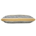 thumbnail image 5 of LR Home Ox Bay Hand-Woven Yellow/Black Stripe All-Natural Cotton Pillow Cover, 5 of 9