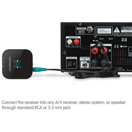 Bluetooth Audio Receiver Adapter For Home Stereo By Homespot Aptx Low Latency Hd V4 2 Stream Music From Iphone Ipad Walmart Canada