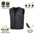 thumbnail image 3 of Chaleco eléctrico para hombres, mujeres, carga USB, ligero, inteligente, control de temperatura, cha Abanopi Chaleco, 3 of 7