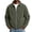 Green, variant on Mens Ribbed Corduroy Zip Up Jacket Casual Lapel Collar Outerwear Relaxed Fit Fall Wear
