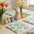 thumbnail image 5 of AURIGATE Easter Paper Napkins 4.92in, 20-Count Disposable Spring Holiday Napkins with Bunny, Clover & Bee Patterns, Easter Party Supplies for Table Decor, Brunch & Dessert Table, 5 of 6