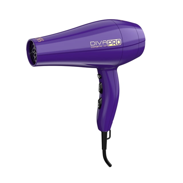 Secadora de Cabello Gama Diva 4D Therapy Salón Pro 2100W Morada S6204