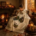 thumbnail image 4 of Ghost Spades K Throw Blanket, Halloween Fall Playing Card Fleece Blanket For Couch Sofa Bed Fall Room Decor Thanksgiving Gift (1PC, 27.5"x39.4"), 4 of 7