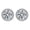 3-White Gold-Halo, variant on MomentWish 1 Carat Moissanite Stud Earrings for Women Sterling Silver Earrings Anniversary Birthday Christmas Mother's Day Gift for Her