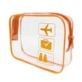 thumbnail image 1 of Neceser de viaje transparente de PVC, aprobado para el aeropuerto, impermeable, organizador de cosméticos y maquillaje transparente, 1 of 4