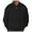 A-Black21, variant on XIAOCHA Sweatshirt for Men Loose Polo Collar Solid Color Top Soft Casual Classic Office Sweatshirts