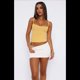thumbnail image 4 of Camisola Básica Sin Mangas con Tirantes Finos Ajustables para Mujer Amarillo L, 4 of 8