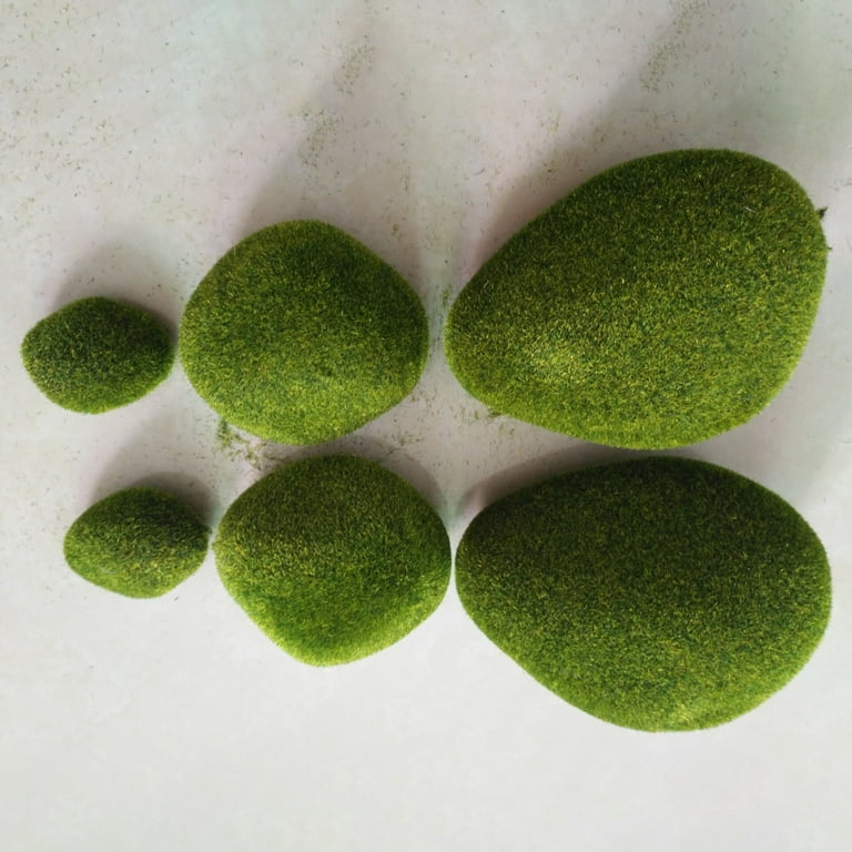 4 Inch Fake Stone Artificial Moss Rock for Home Decor, Ant Farms