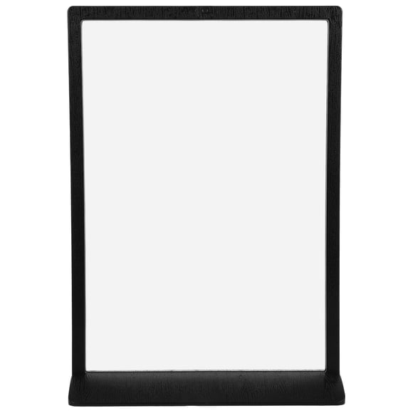 MOVTOTOP Clear Plastic Sign Holder for Table Top Display Black Color Stable and Durable 4.72 x 3.15 Inches