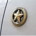 thumbnail image 3 of Muzzys (SET OF TWO) Texas Edition Star BRONZE Round 3" Shield Emblem Universal Stick On FITS Tundra, Tacoma, F150, Silverado, Titan, Hood, Door, Tailgate, Grille, Fender, etc, 3 of 7