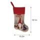 thumbnail image 3 of Juego de 2 Medias Navideñas Nuevas, Personalizadas con Diseño de Papá Noel y Gnomos (45 Cm), Suaves, Clásicas y Rojas, para Colgar En La Chimenea, para Las Fiestas Navideñas Familiares., 3 of 7