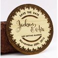 thumbnail image 1 of Personalized Save The Date Magnet 50 Rustic Engraved Wood Magnets Wedding Announcements Idea, 1 of 2