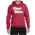 thumbnail image 2 of Wild Bobby Retro Cheer Mom Girl Sports Unisex Graphic Hoodie Sweatshirt, Vintage Heather Red, XX-Large, 2 of 5