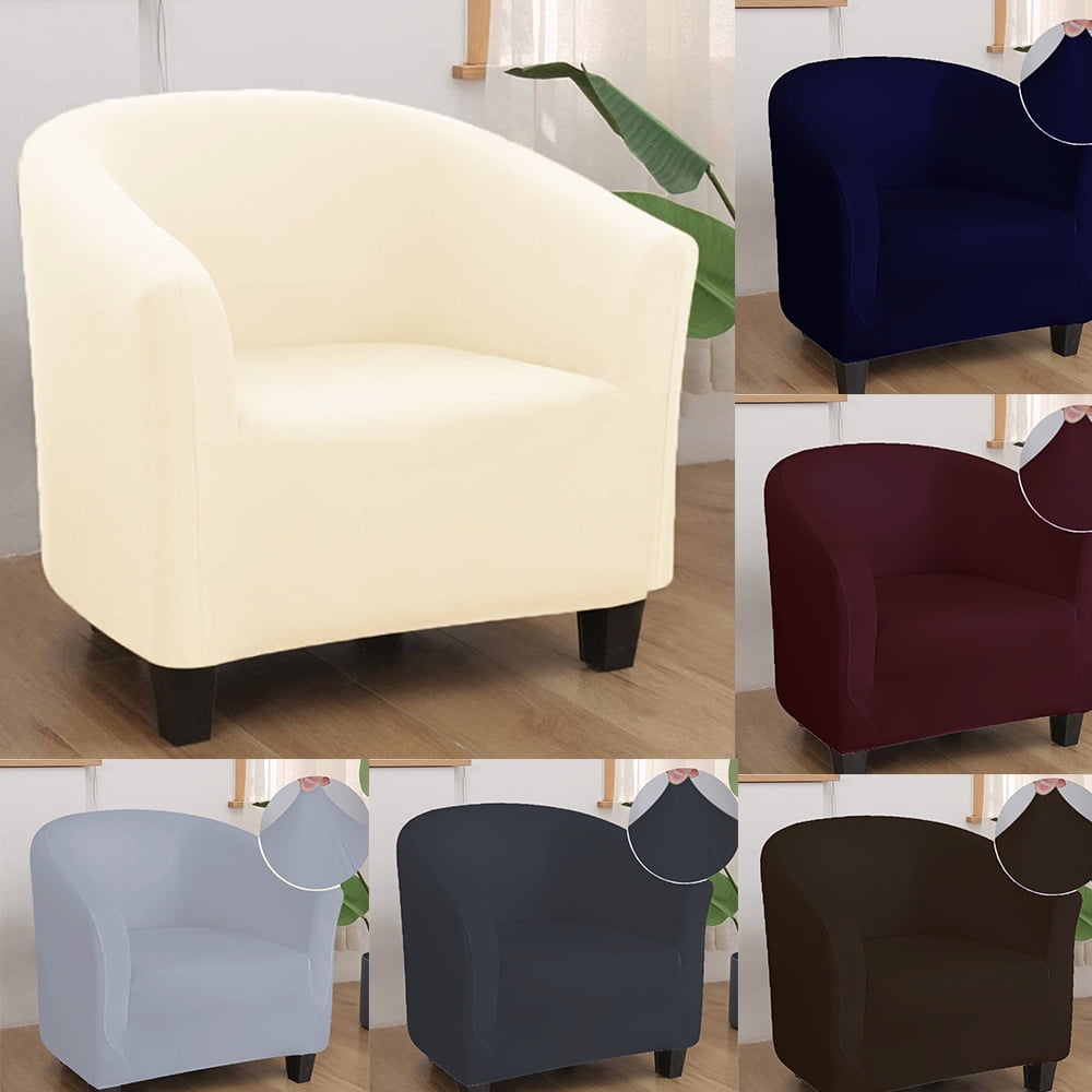 Luxury Linen Fabric Tub Chairs Armchair Sofa Dining Living Room Office Reception 